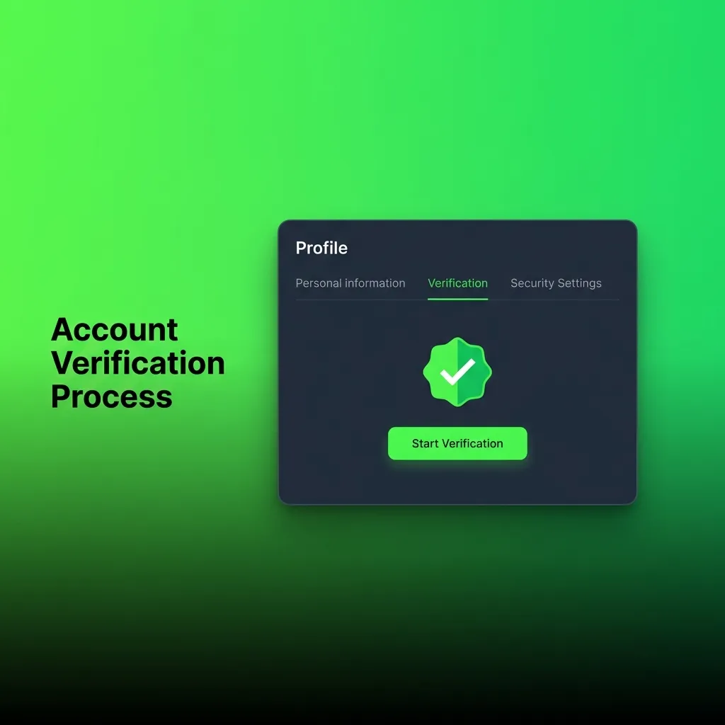 Account verification step-by-step: upload ID, proof of address, selfie with ID, then await approval within 24 hours.